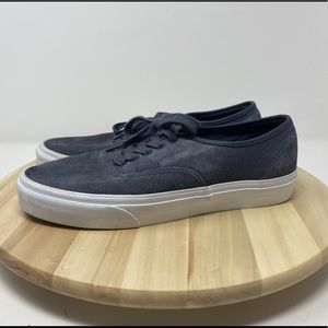 Van’s Authentic Gray Suede size 9